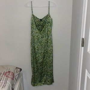Green Flower Dress